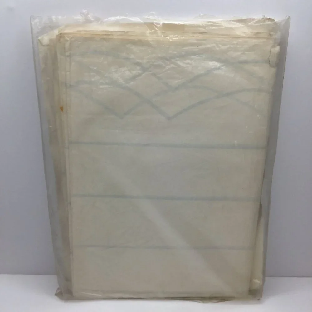 Vtg Patterns by Jeaneau Baby Quilt & Rug Pattern No 74 Embroidery Hearts Leaves